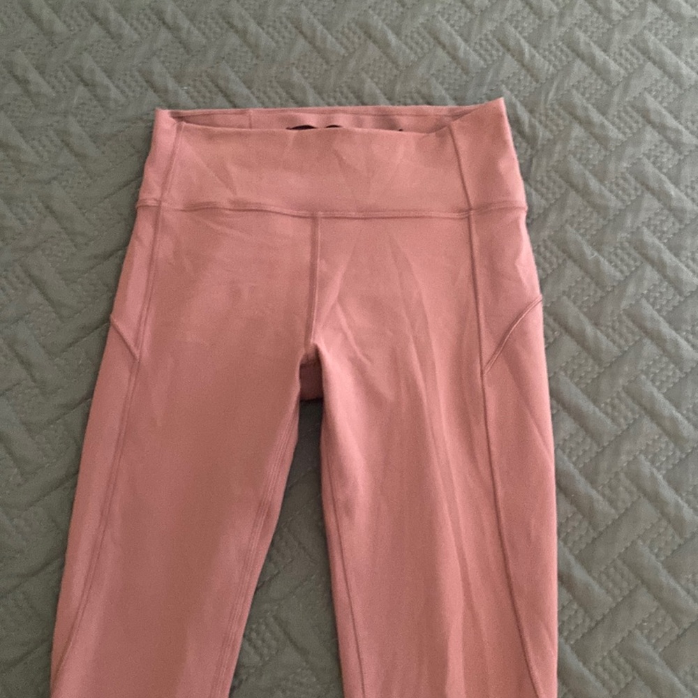 Lululemon in movement leggings.